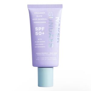 Collagen Glow 100% Mineral Sunscreen SPF 50+ by Naked Sundays Factory Sealed